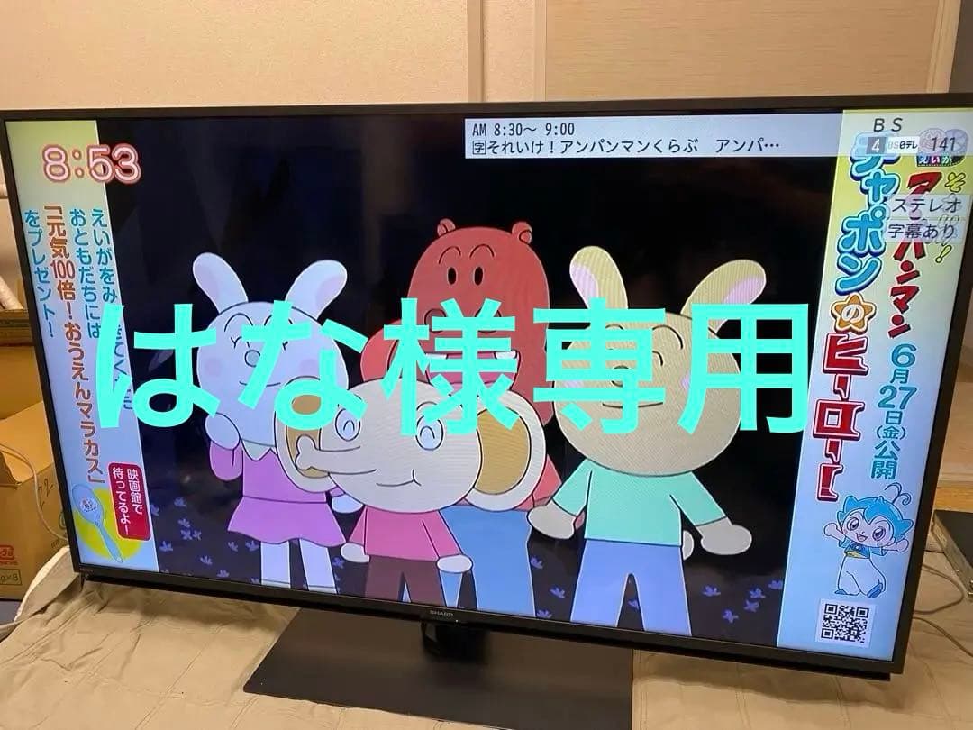 シャープ 50V型 4K 液晶テレビ AQUOS 4T-C50CH1 23年製