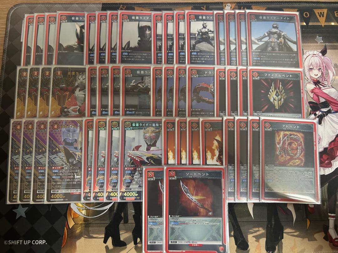 ユニオンアリーナ　仮面ライダー龍騎デッキ　パラレル8枚付き