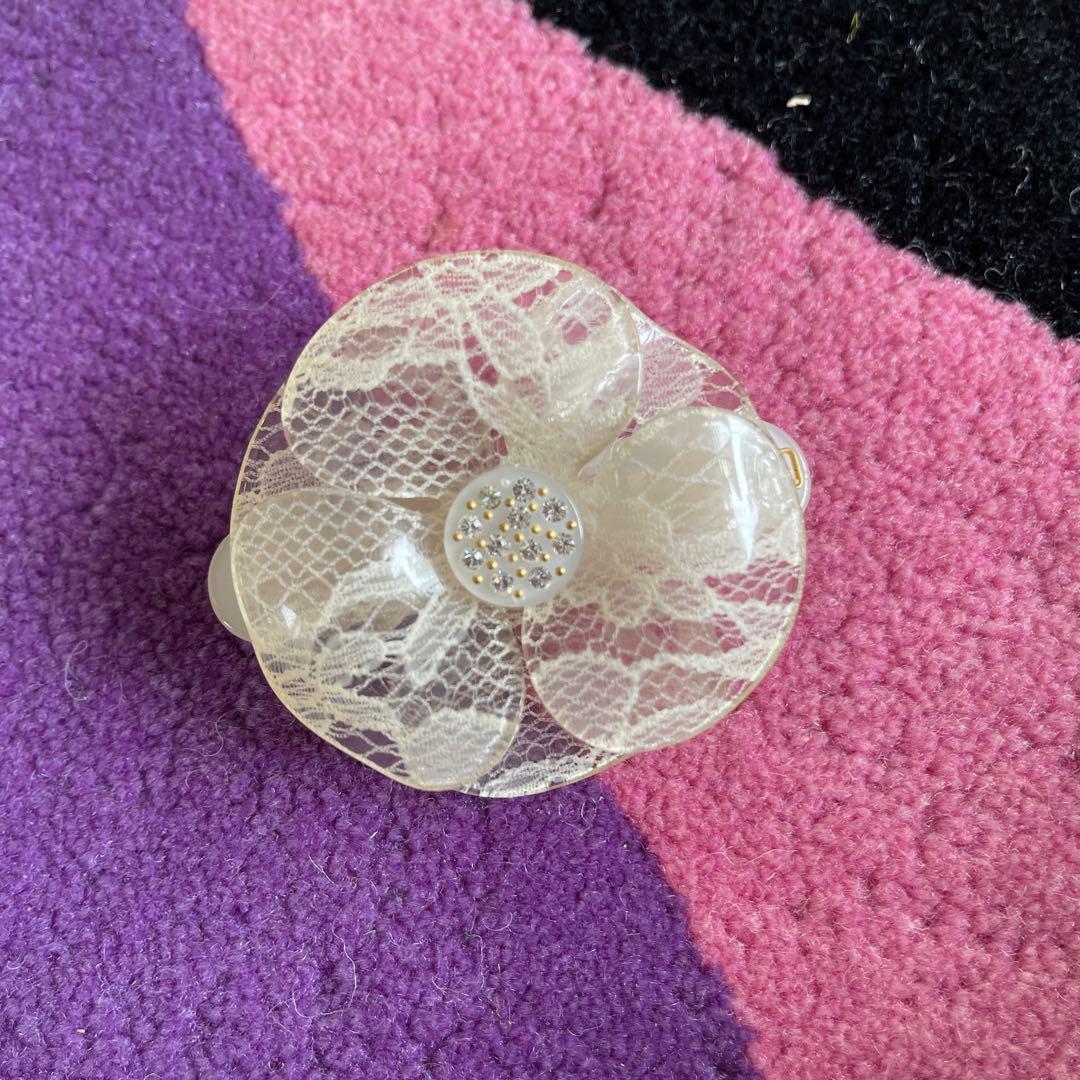 アレクサンドルドゥパリ カメリア バレッタ 3点