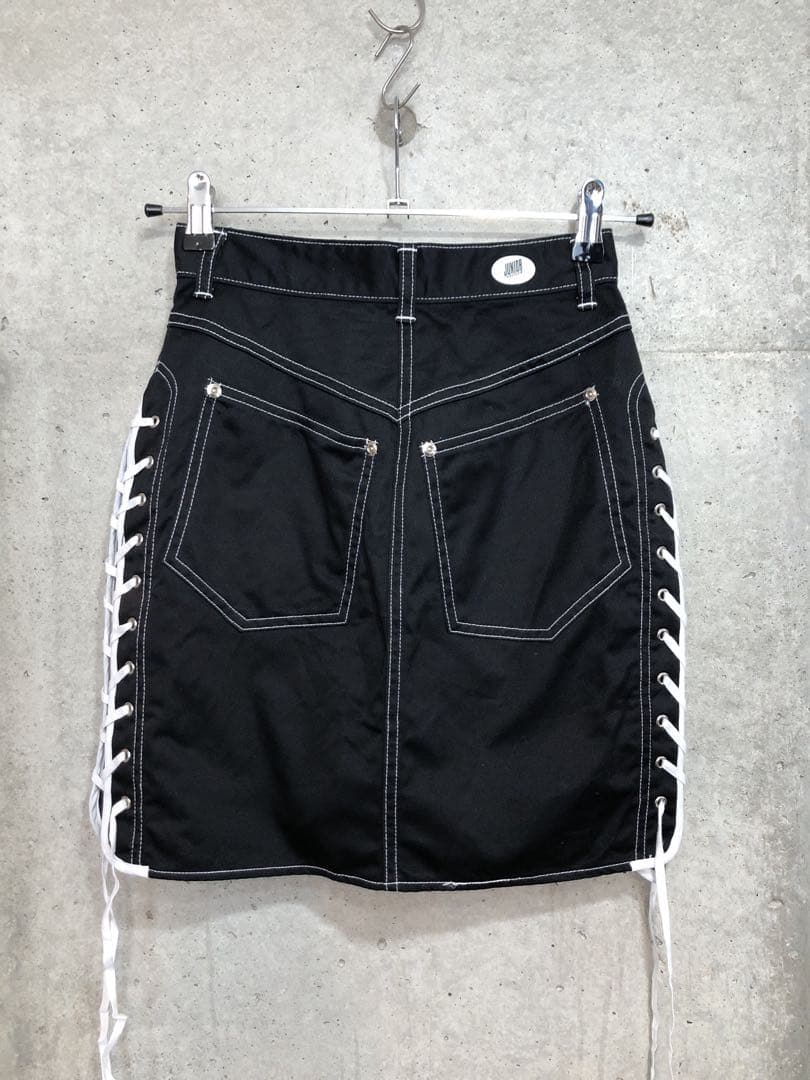 Junior Gaultier ゴルチエ　ミニ　スカート　サイドレース　y2k
