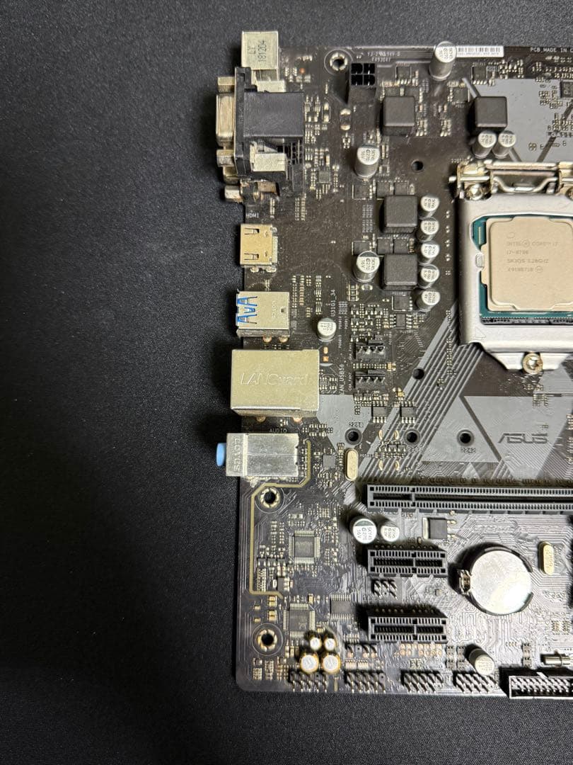 マザーボード Core i7 8700 ASUS PRIME H310M-AT R2.0