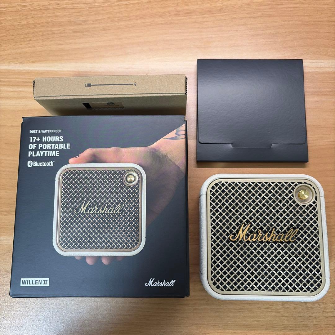 Marshall Willen II クリーム Bluetoothスピーカー