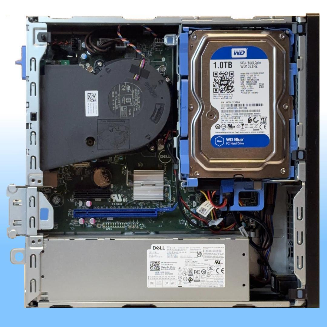 ミニPC DELL Core i7-10700 SSD+HDD WIn11&Office