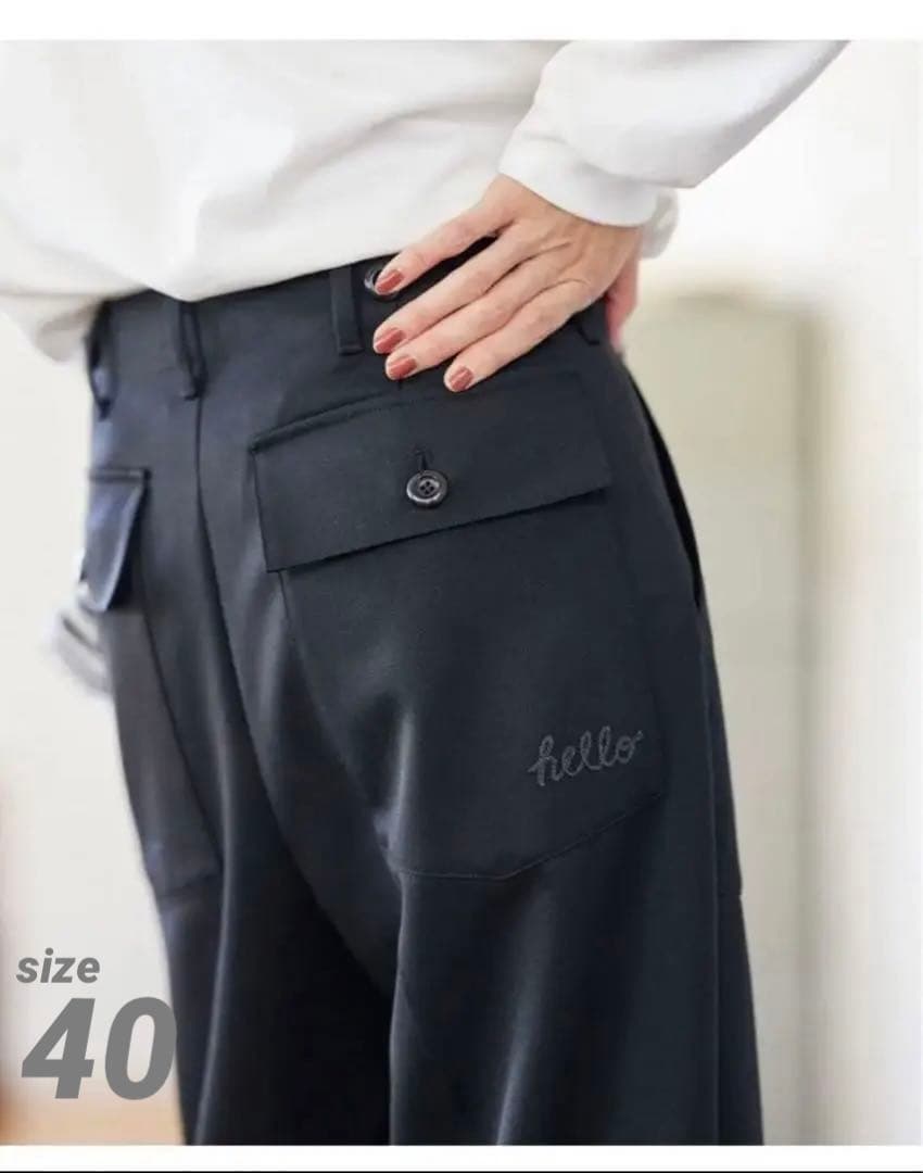 FRAMeWORK 20th ウールベイカーパンツ　40