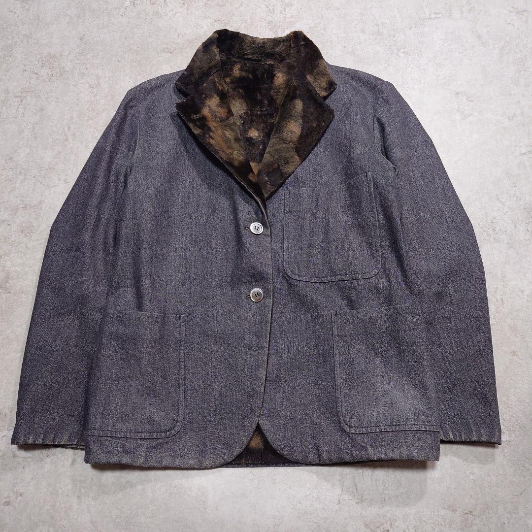 tricot COMME des GARCONS リバーシブルファージャケット