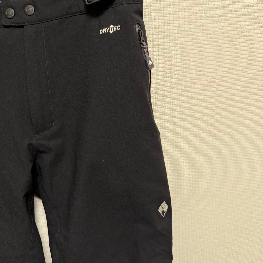 美品　モンベル ドライテックインシュレーテッドパンツ レディース M-Sブラック