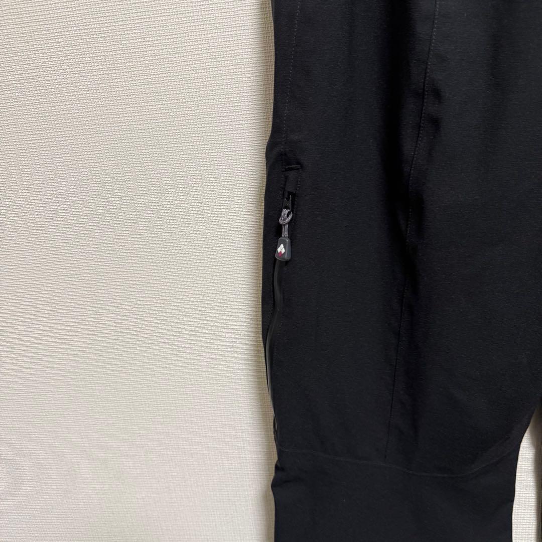 美品　モンベル ドライテックインシュレーテッドパンツ レディース M-Sブラック
