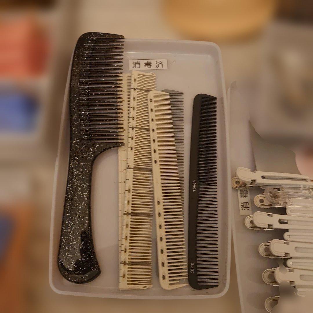 ぽ*ま様 美容師国家試験セット一式 48000円のカットハサミ、消耗品おまけ付き