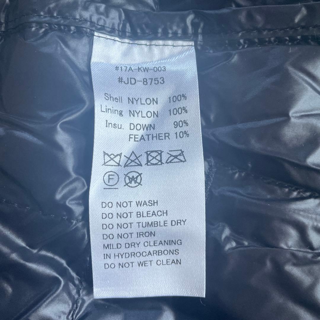 DANTON ダントン　インナーダウン ベスト　40 ネイビー