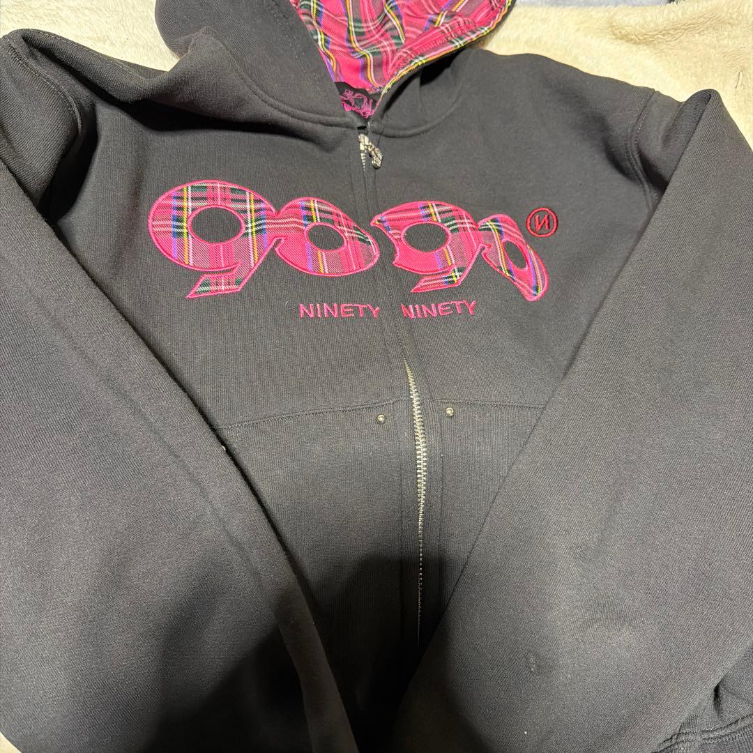 Ninety Girl ブラックパーカー Mサイズ