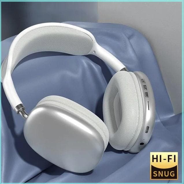 ワイヤレスヘッドホン P 白 シルバー 高音質
