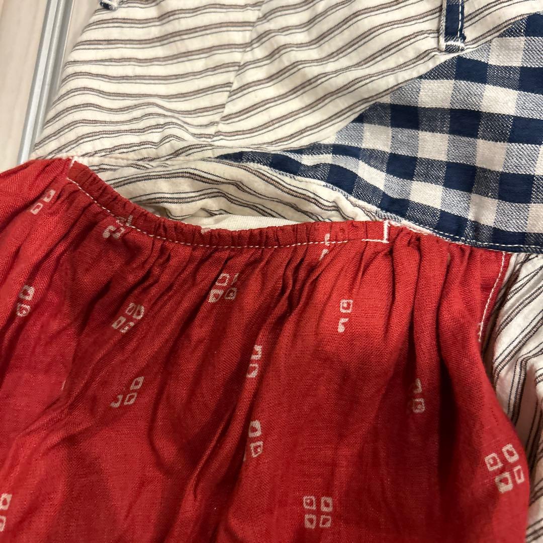 キャピタルkapital 超レア物　パッチワーク ショートパンツ