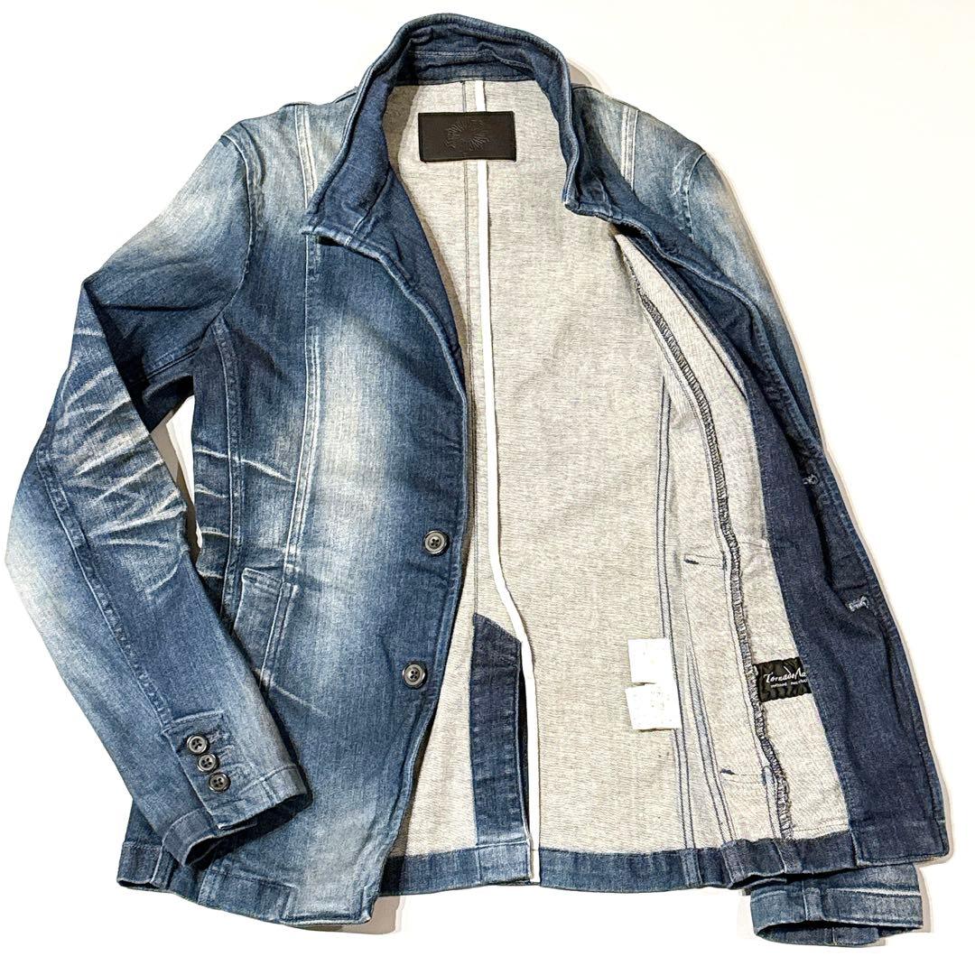 美品　トルネードマート クラウドヴィンテージ デニムスタンドジャケット L 日本