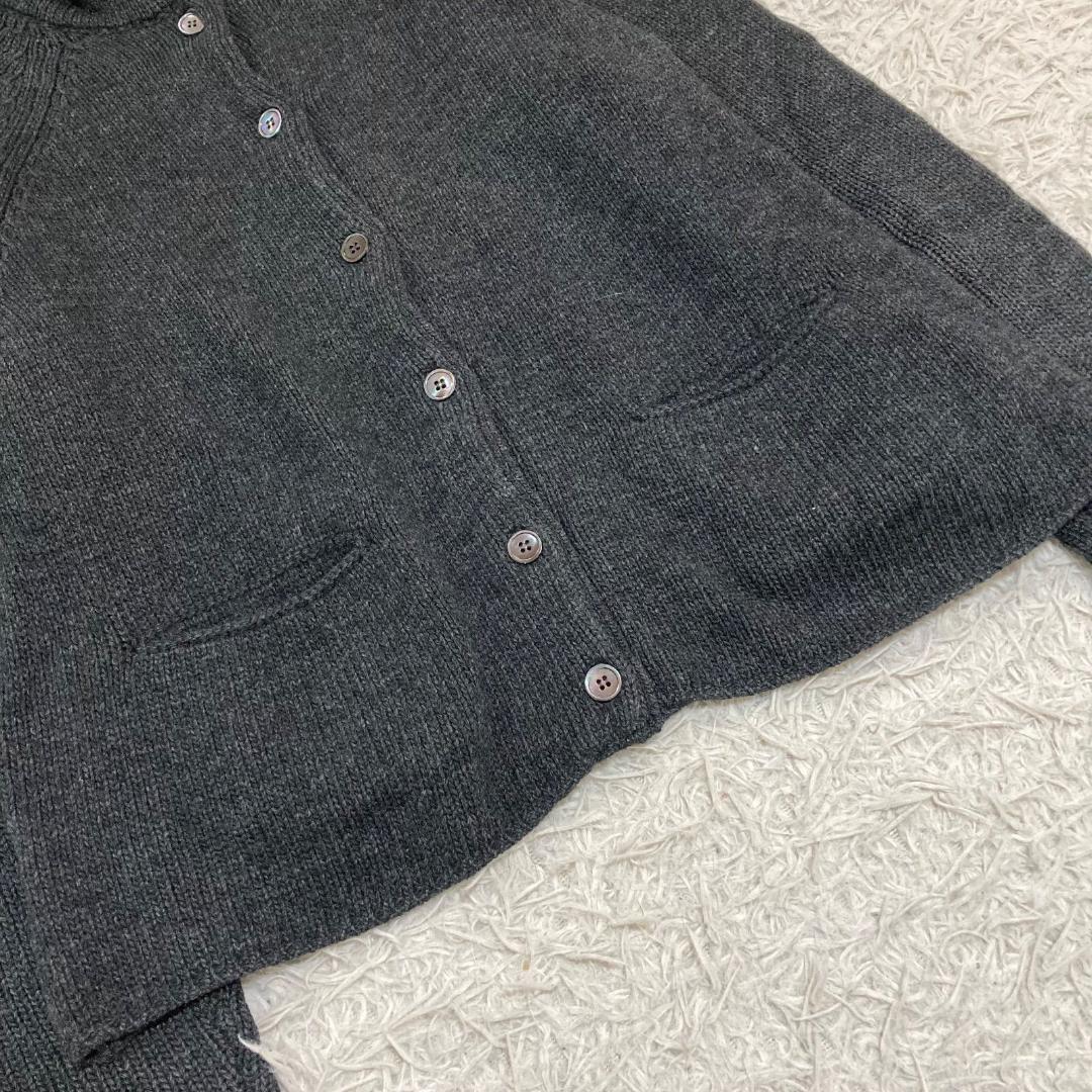 17042✨マルニ 42 カシミヤ混 リボン ウール ニットジャケット ブルゾン