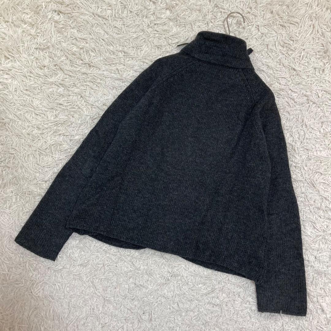 17042✨マルニ 42 カシミヤ混 リボン ウール ニットジャケット ブルゾン