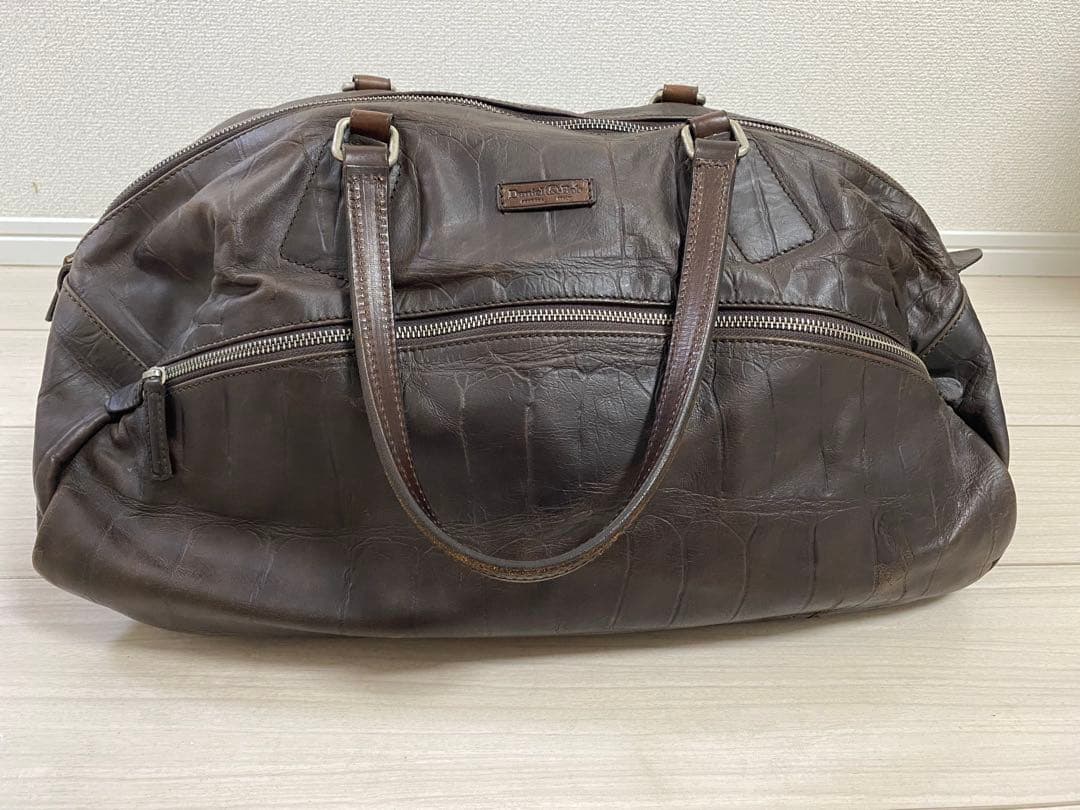 Daniel&Bob ダークブラウン ボストンバッグ