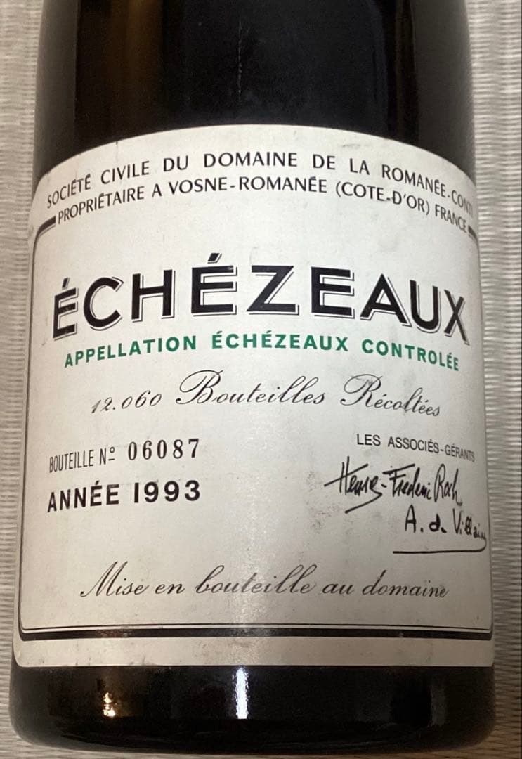 Romanée-Conti ÉCHEZEAUX1993