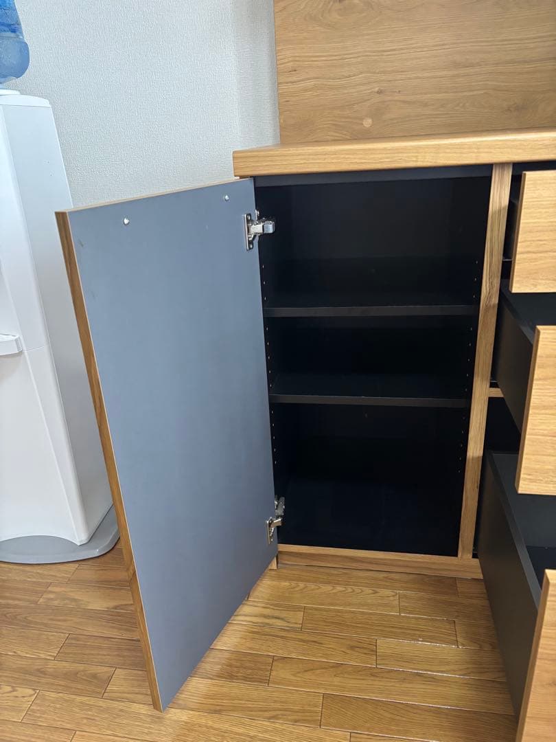 【2/11〜1日毎に2000円値下げ】パモウナ　RTキッチンボードオーク×グレー