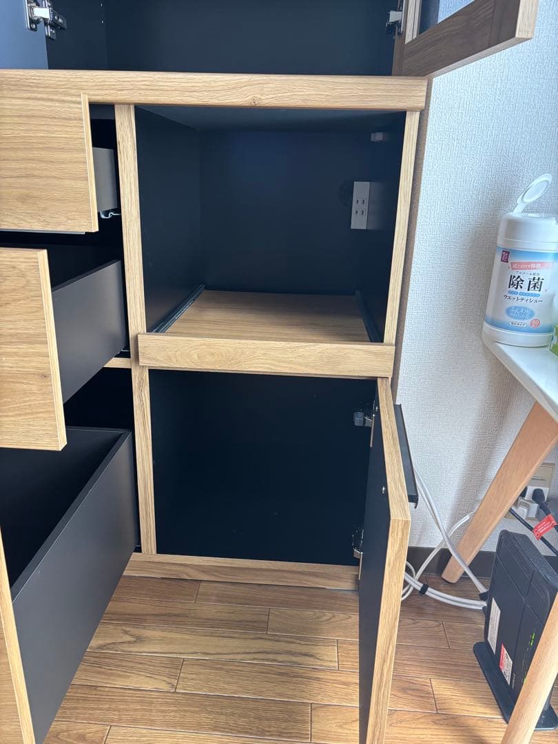 【2/11〜1日毎に2000円値下げ】パモウナ　RTキッチンボードオーク×グレー