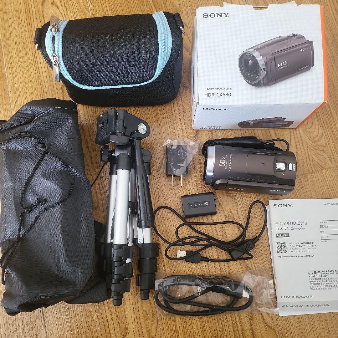 Sony HDR-CX680 ハンディカム 本体&付属品セット