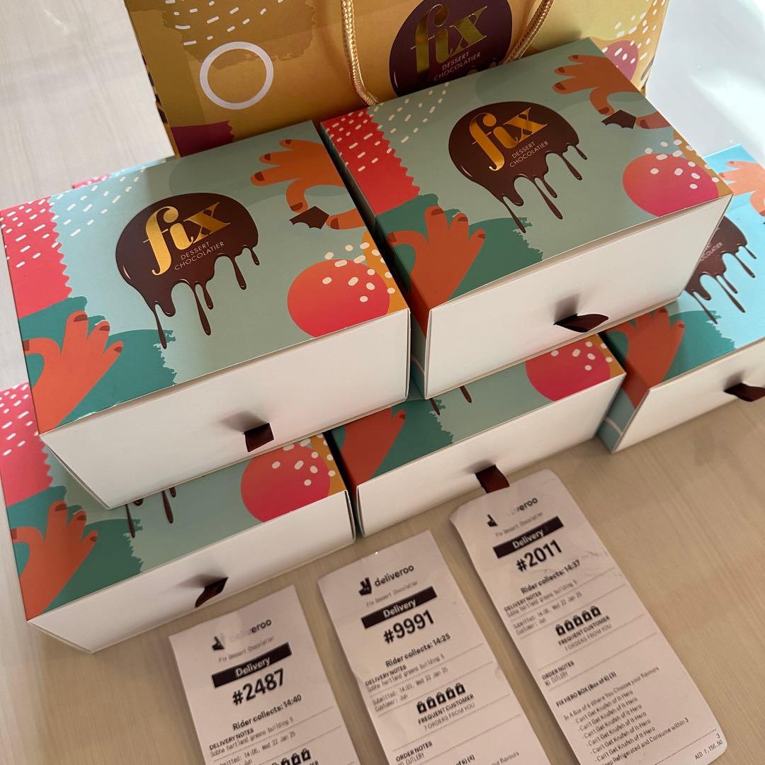 Fix Dessert Chocolatier 6枚Box　1/22製造　袋付き