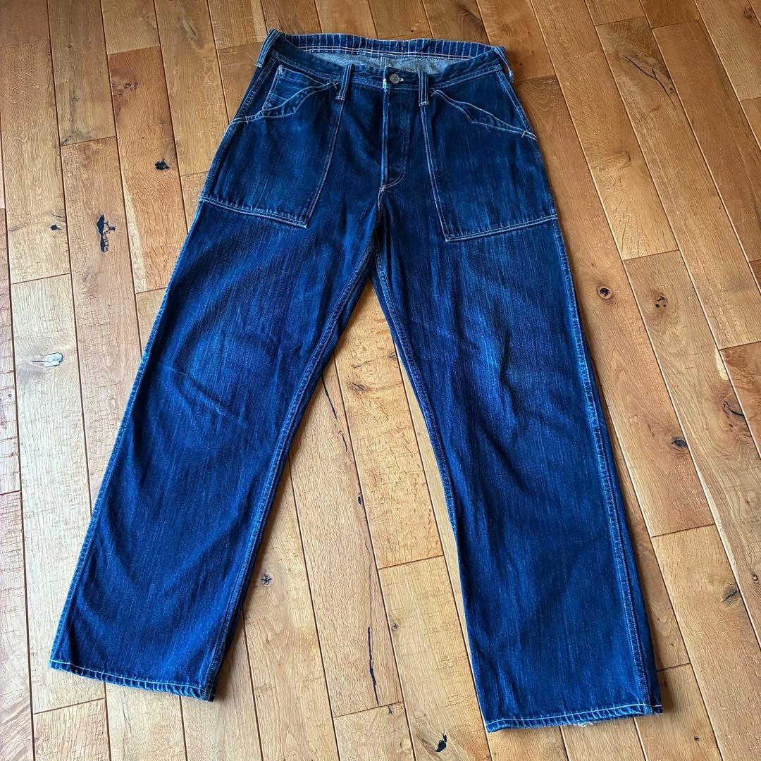 Bootleggers デニムパンツ 32×34 中古 ブートレガーズ バックル