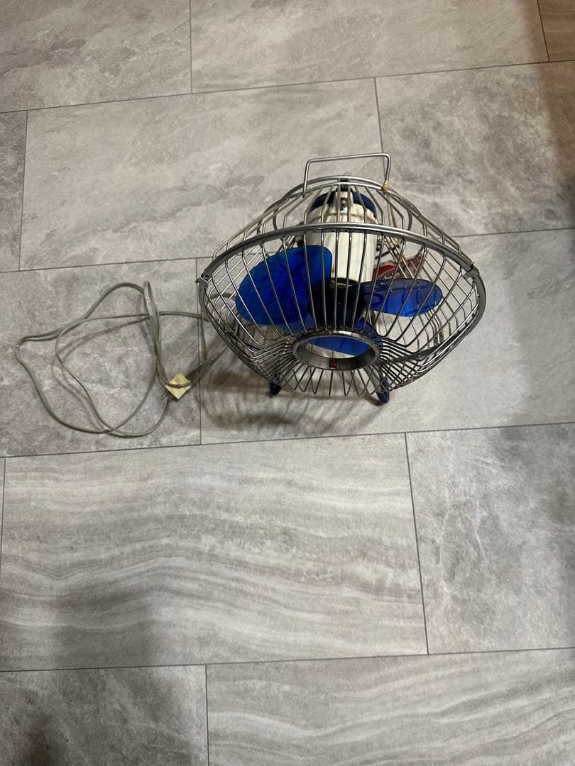 ナショナル　新品タグ付き　扇風機　20cmペットファン 昭和レトロ希少ビンテージ