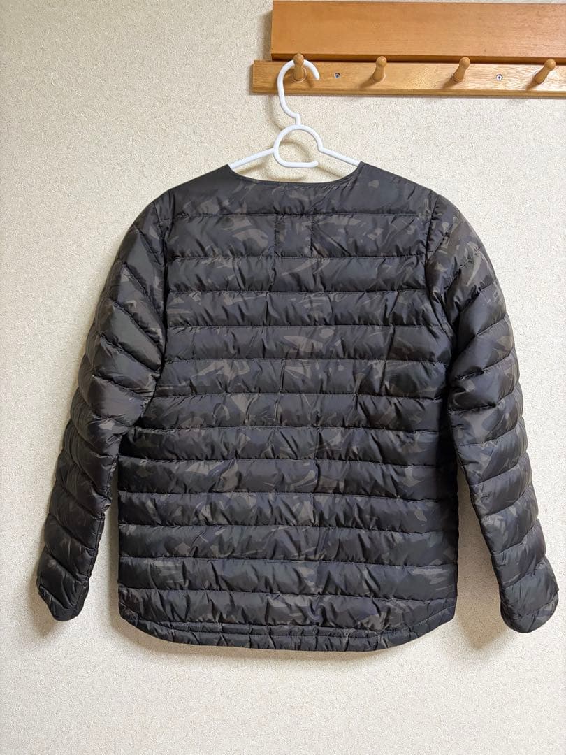 NANGA × CLEF限定コラボ ダウンカーディガン カモフラ メンズS