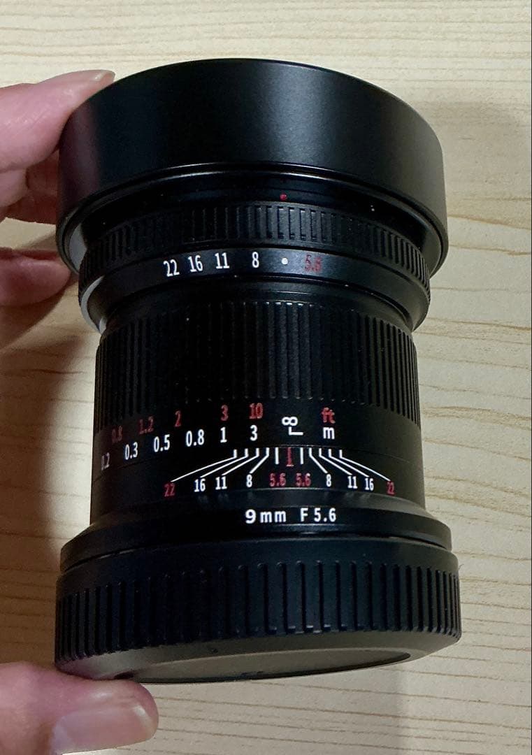7Artisans 9mm F5.6 単焦点レンズ RF マウントフルサイズ対応