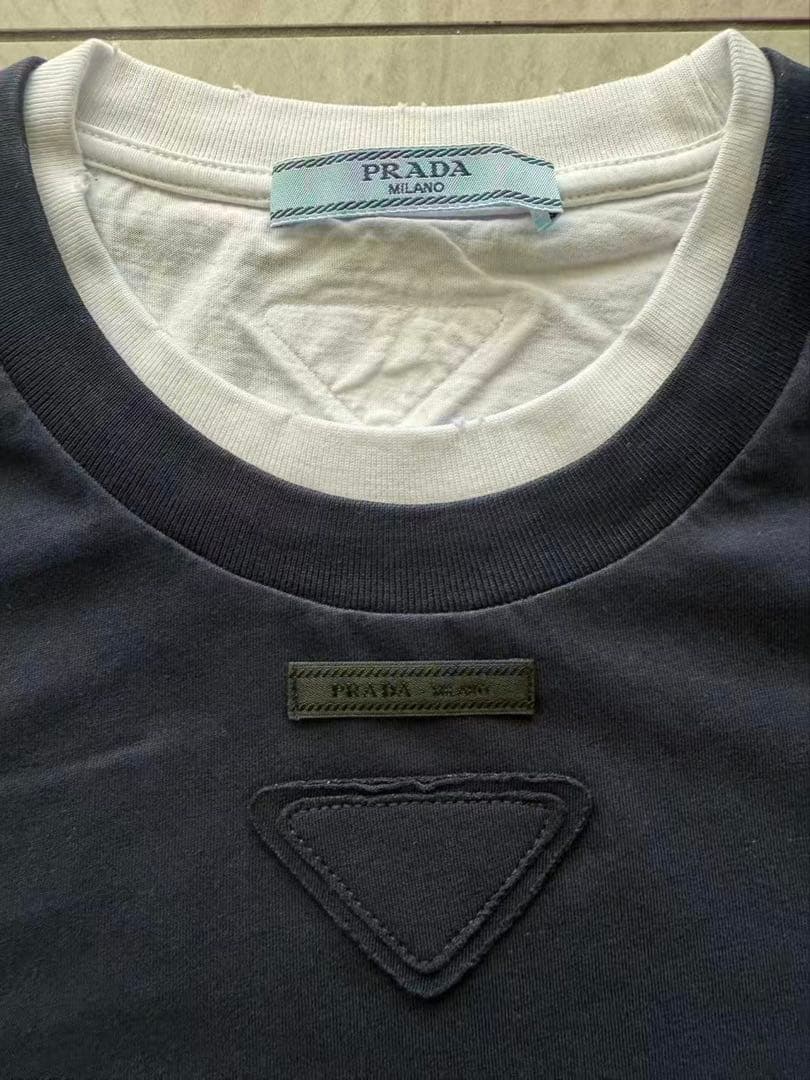 プラダ　PRADA 長袖 ジャージー Tシャツ