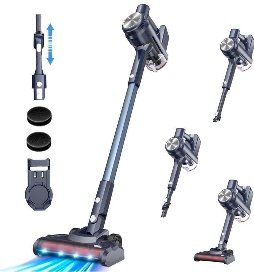 83-掃除機コードレス 45000pa超強力吸引 LEDライト サイクロン式