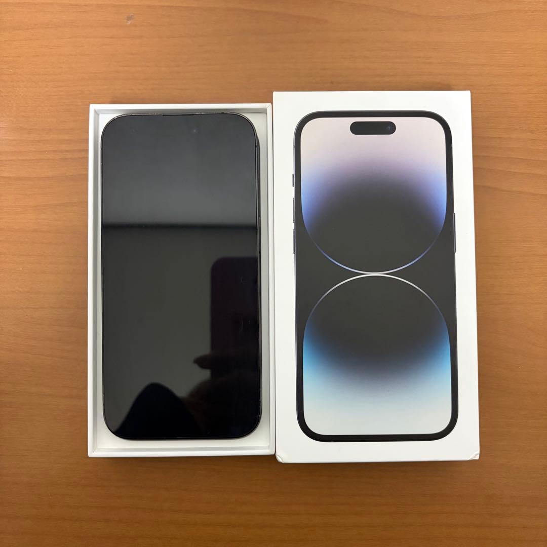 【美品】iPhone14Pro 256GBスペースブラック SIMフリー