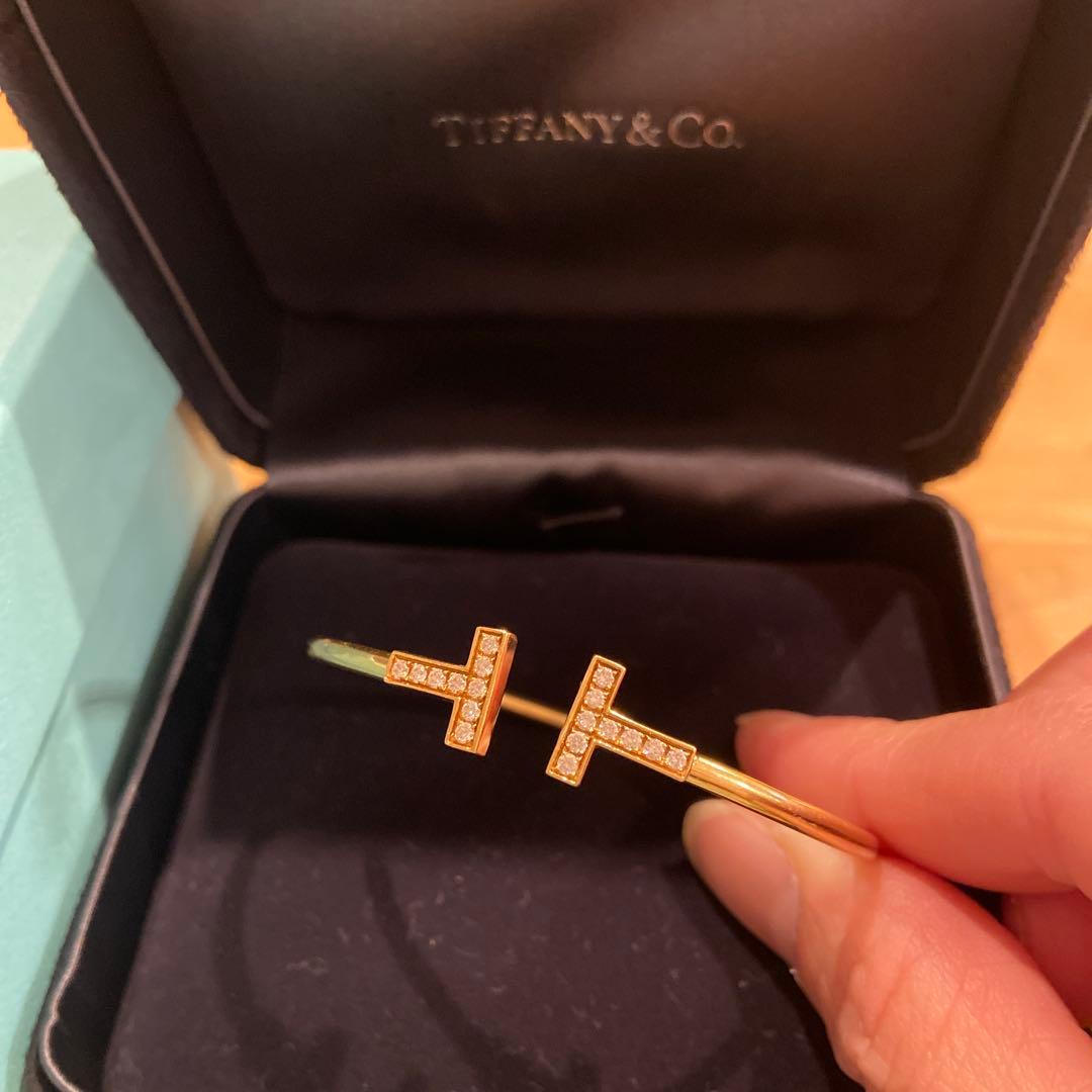 最終価格！ティファニーT ダイヤバングル