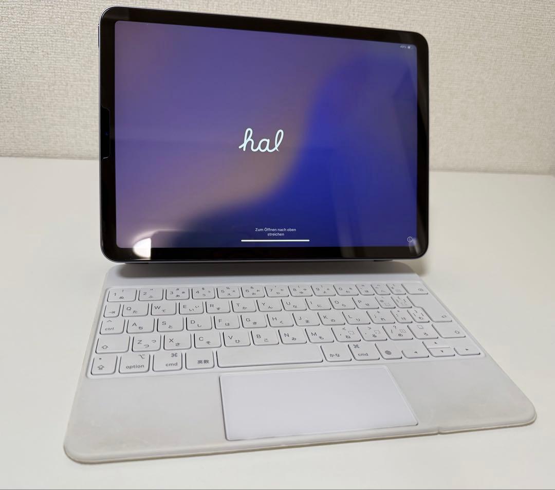 iPadAir第5世代64GBパープル　MagicKeyboardホワイト