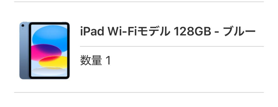 iPad (A16) 2025 Wi-Fi モデル128GB ブルー