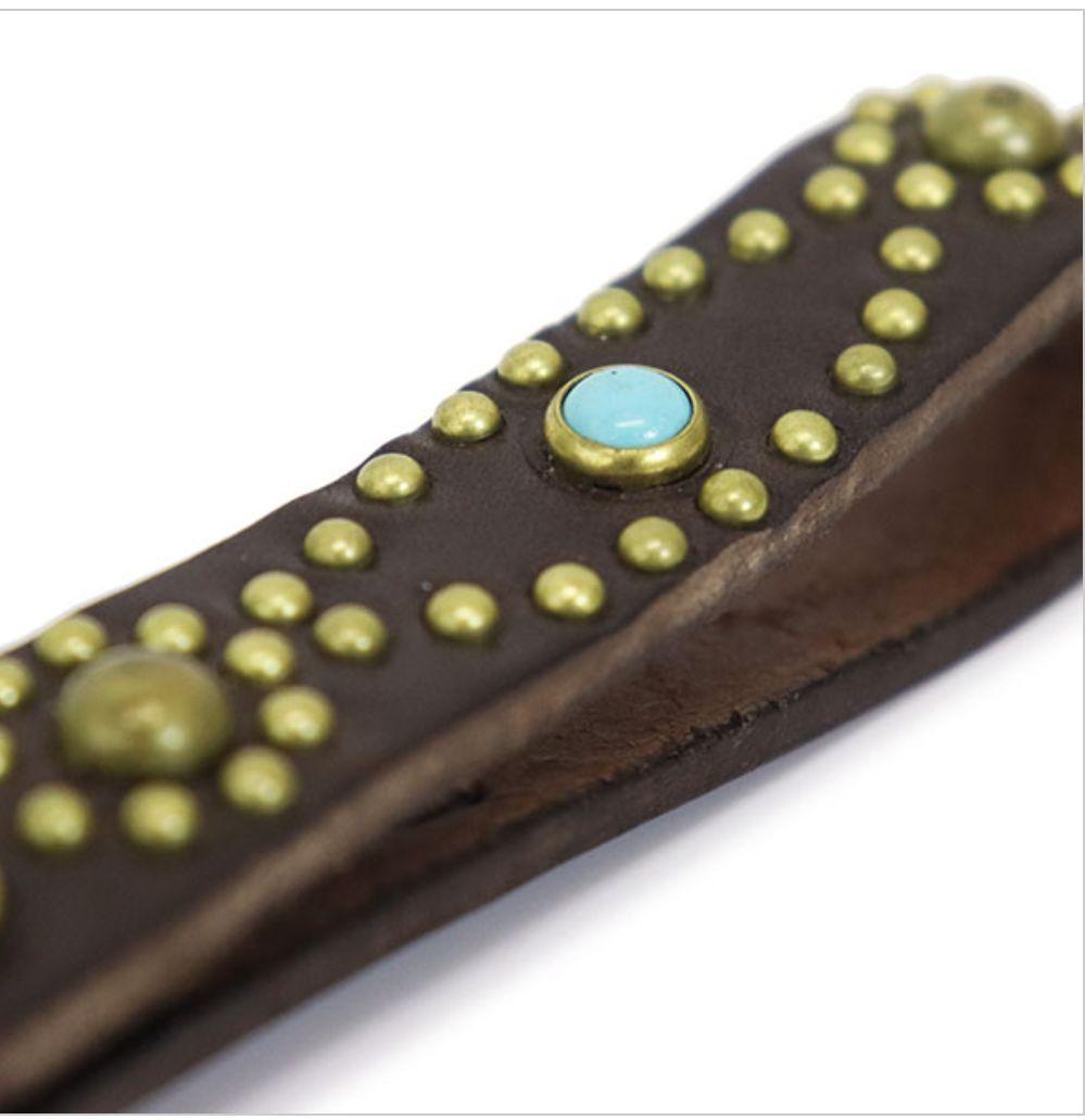 完売品　HTC　ウォレットチェーン　ダークブラウン