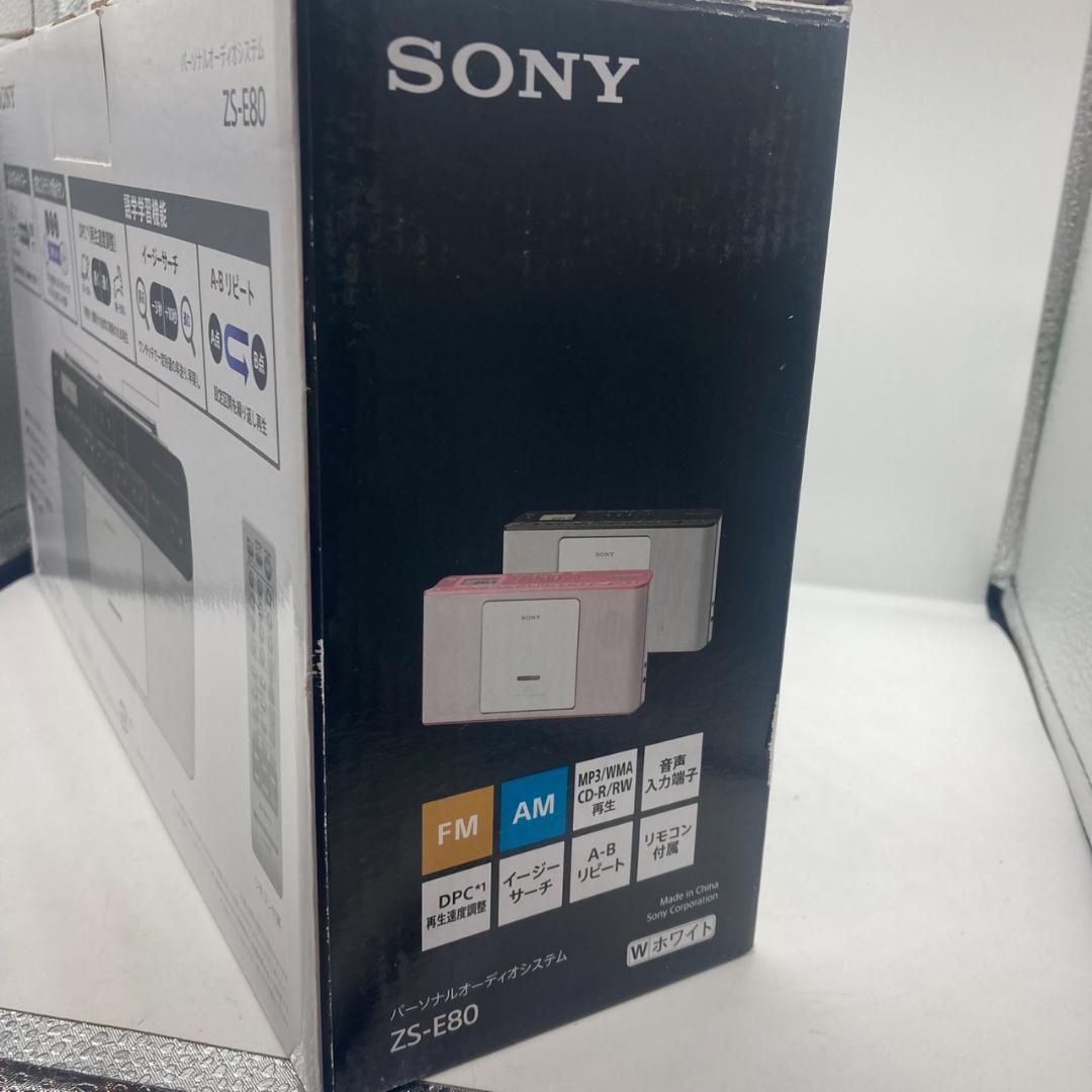 ▼SONY パーソナルオーディオシステム　ZS-E80　語学学習機能　ソニー