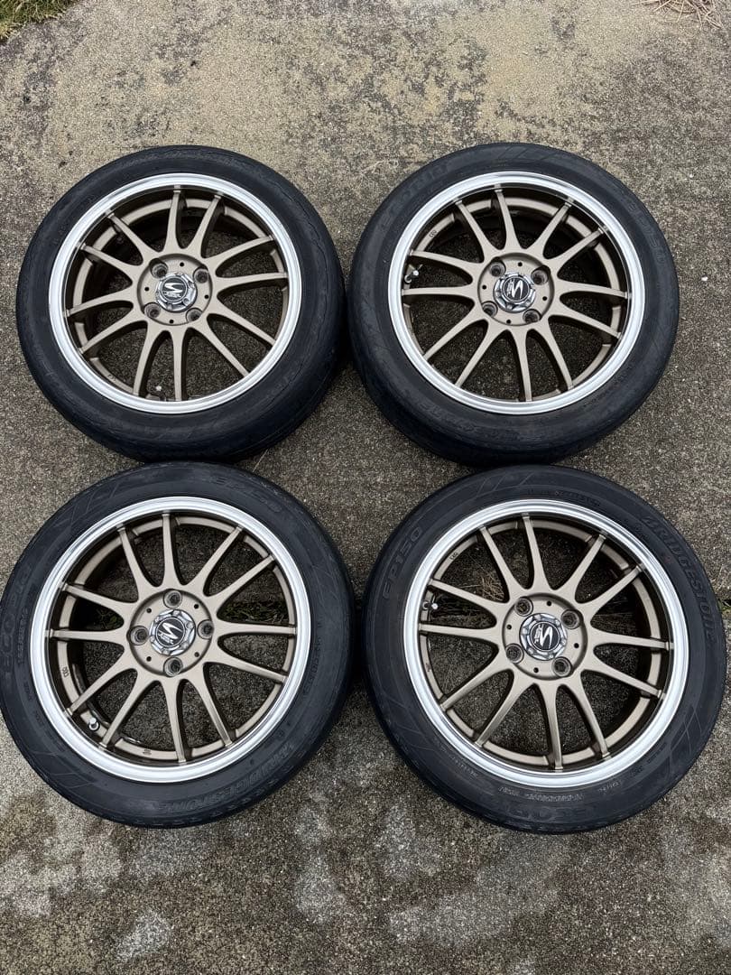 S-HOLD 15インチ ×5J +45 4穴 PCD100 アルミホイール4本