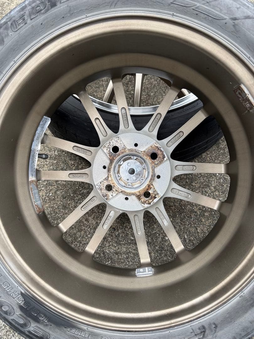 S-HOLD 15インチ ×5J +45 4穴 PCD100 アルミホイール4本