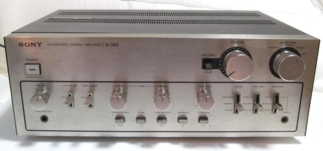 SONY TA-3650 軽整備済 プリメインアンプ ソニー 名機 ビンテージ
