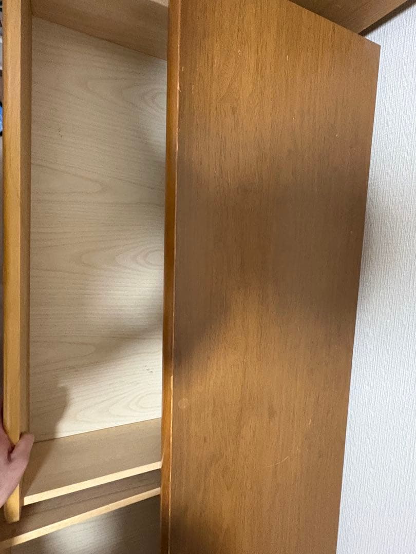 木製ローチェスト 2段4杯 幅120cm ナチュラル テレビ台にも◎本日まで