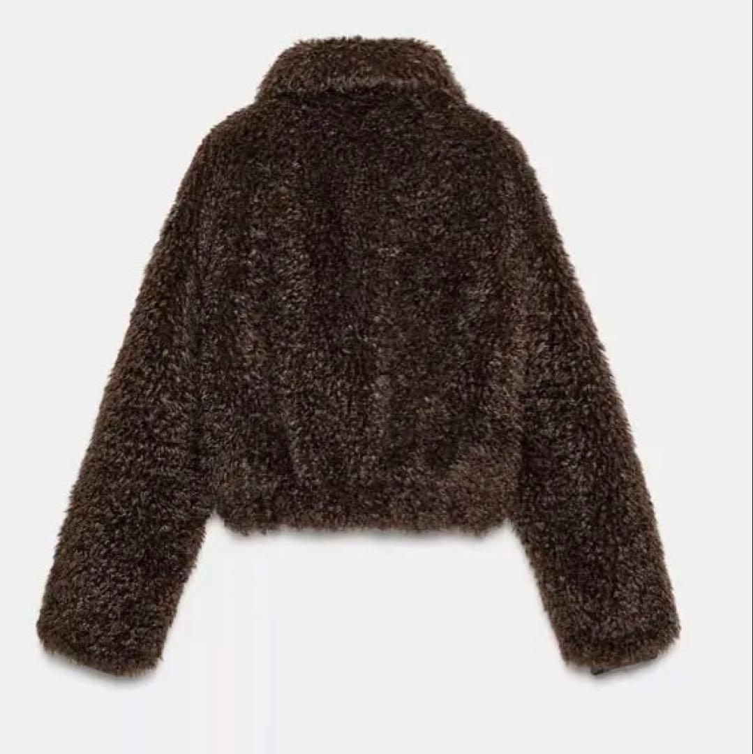 zara ロングボアドロップコート　完売品　s