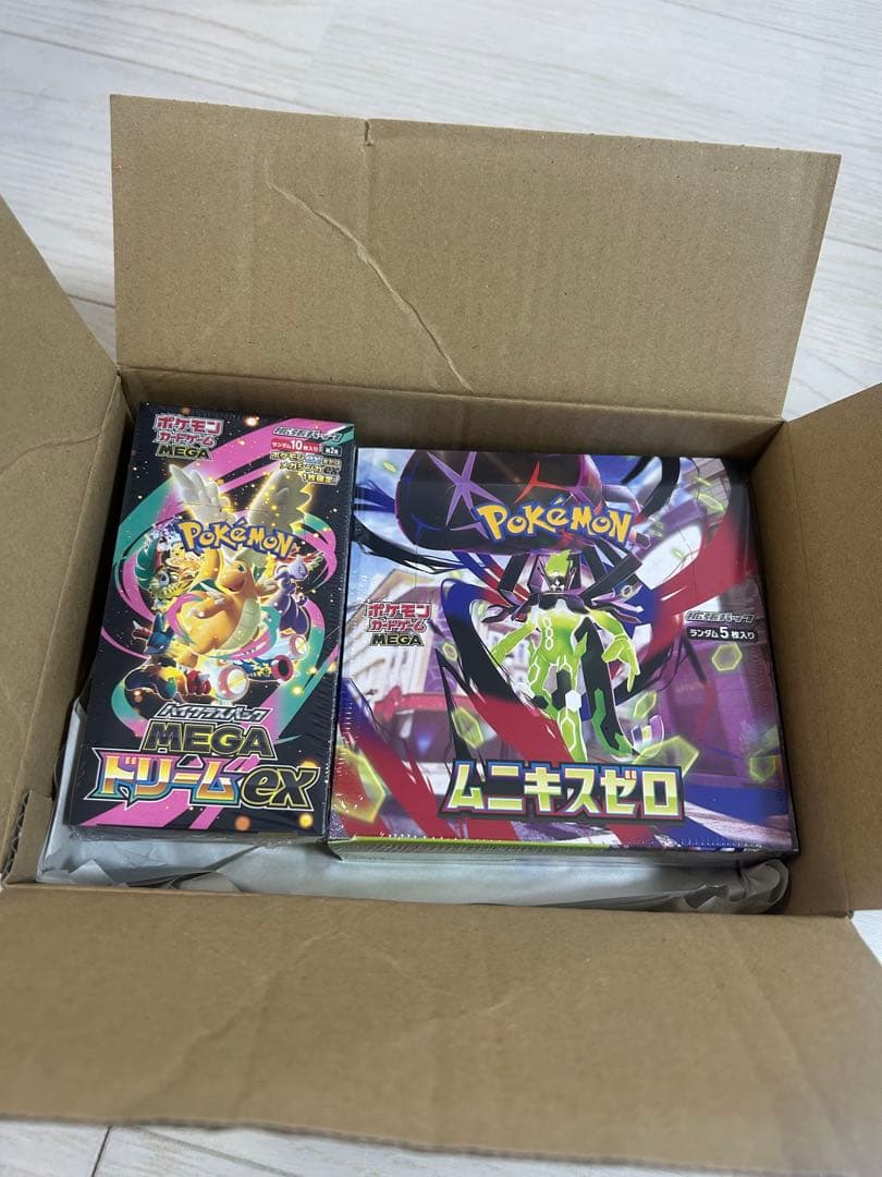 ポケカ　　シュリンク付　メガドリーム1BOX ムニキスゼロ1BOX