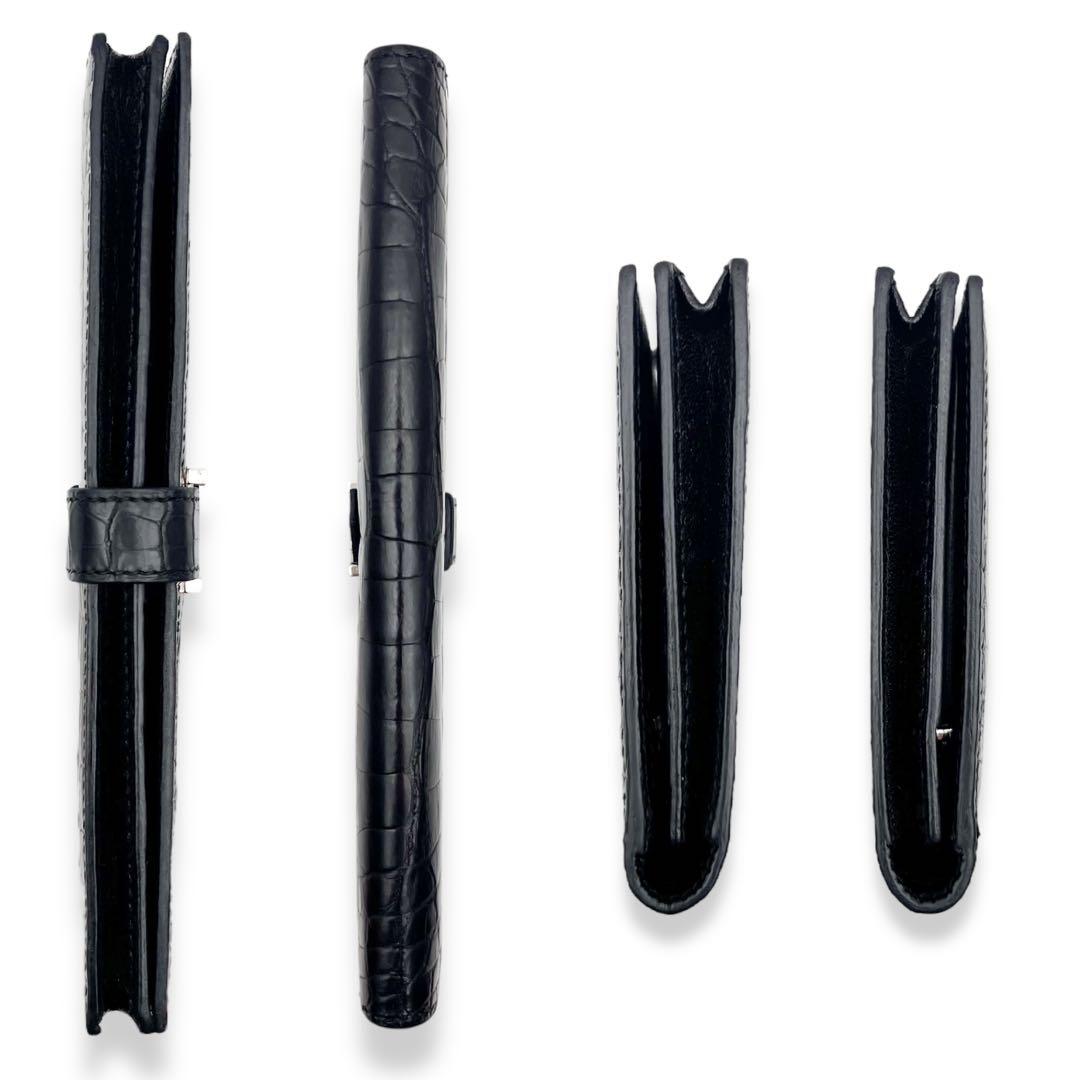 【極美品】エルメス　べアンスフレ　クロコダイル　黒　ブラック　高年式　654