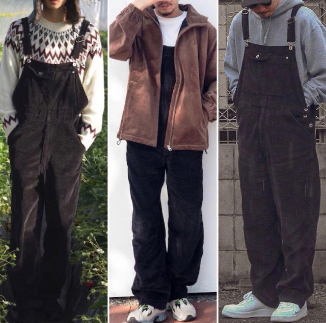 大人気❗️Levis silverTab コーデュロイ オーバーオール 黒M