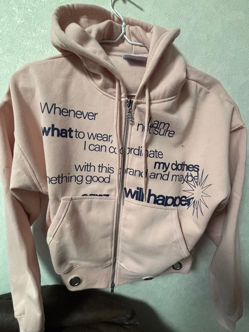 sqnz eyelet zip pk/ジップパーカースタッズフーディハトメ裏起毛