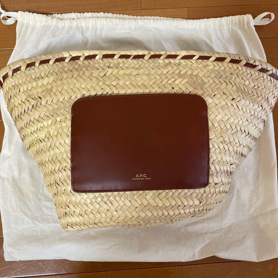 A.P.C. かごバッグ ナチュラル/ブラウン