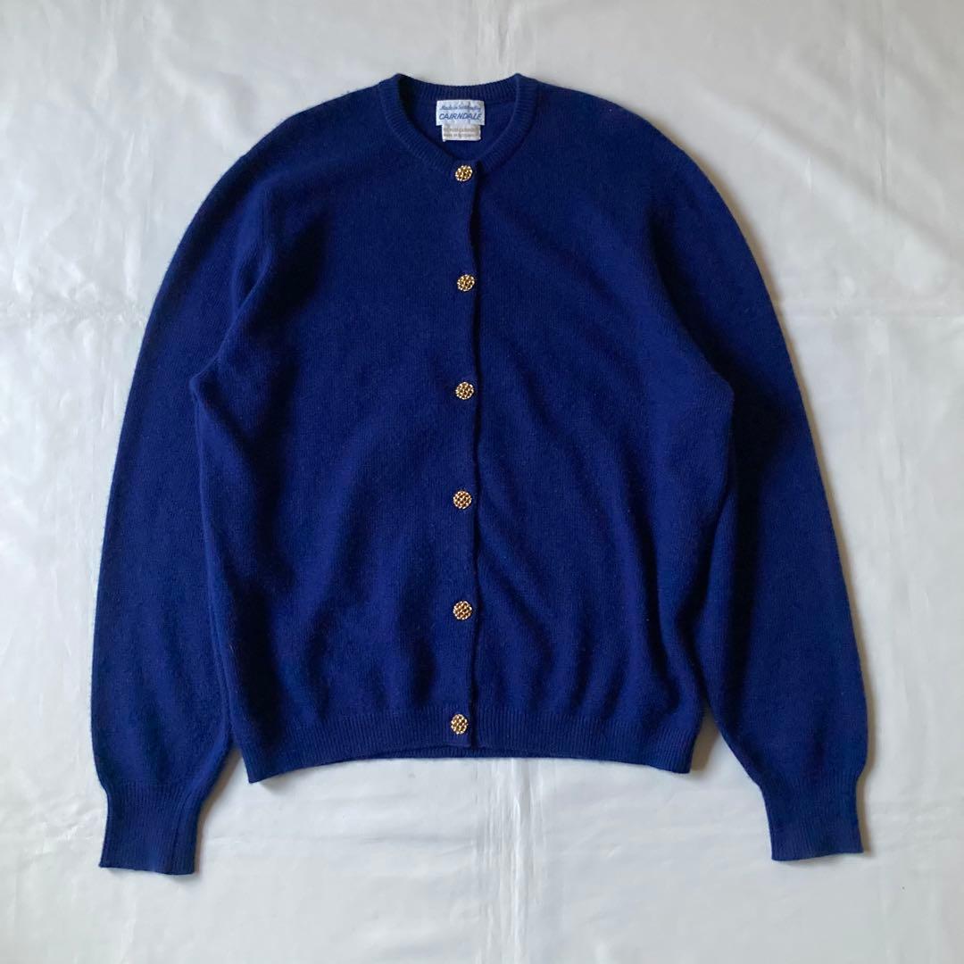 CAIRNDALE カシミヤカーディガン 金ボタン スコットランド ヴィンテージ