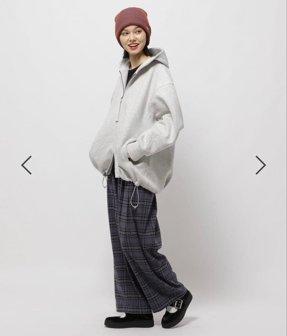 niko and... ニコアンド ライトダンボールzipパーカー