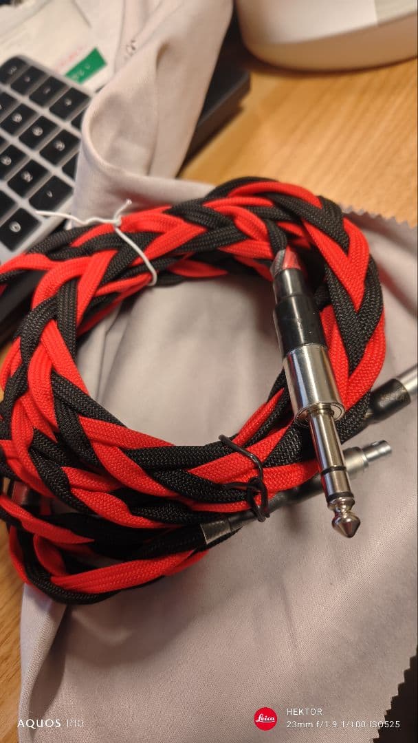 銀製ケーブル SENNHEISER HD 800 6.35mm 1.8m